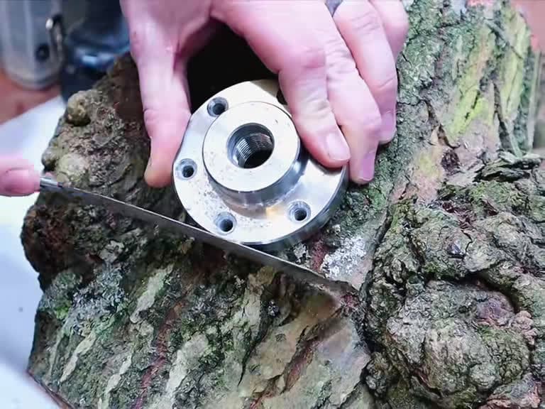 cover for Mesmerizing woodturning creates a stunning planet lamp 🌍✨ #woodturning #woodwork #satisfyingvideo