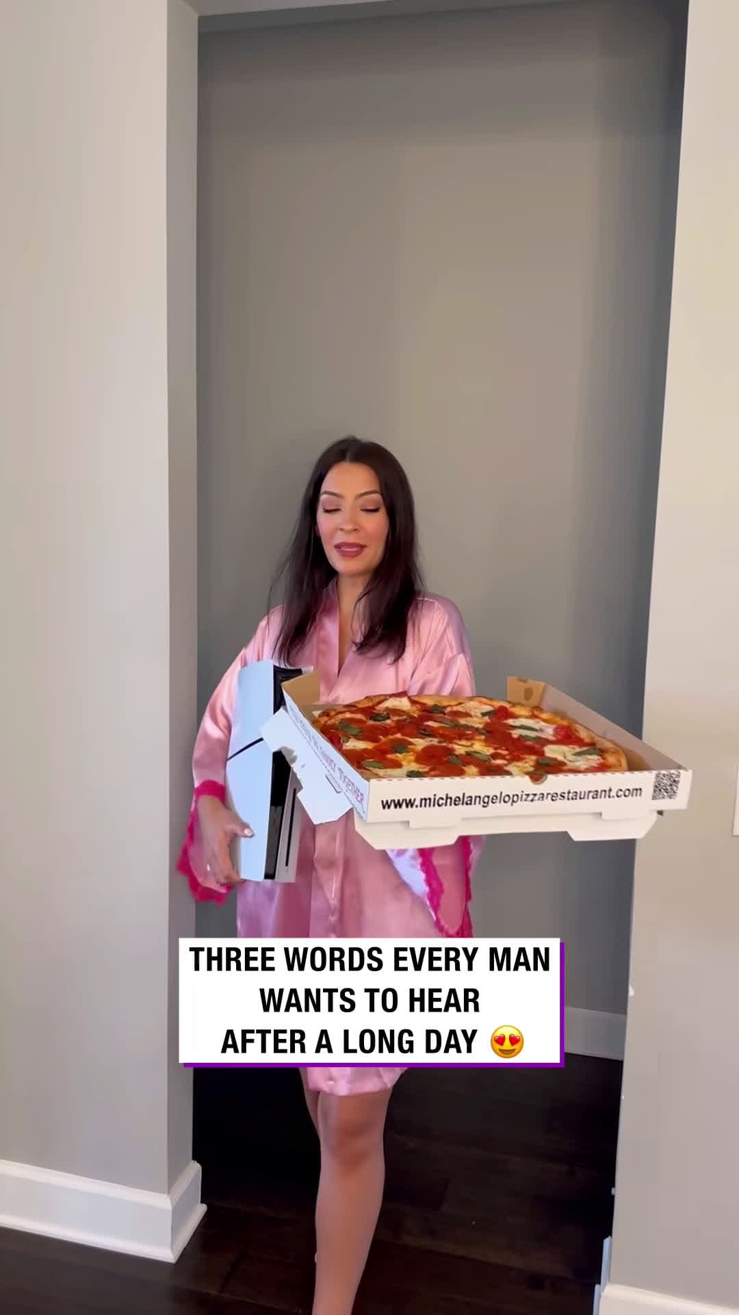 cover for Three words every man wants to hear after a long day 😍