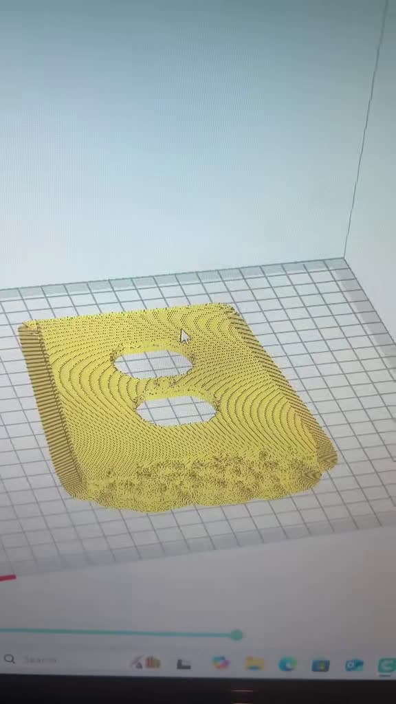 cover for When your 3D printer stops halfway through a print 😂 #3dprinting #printerfail #3dmodeling