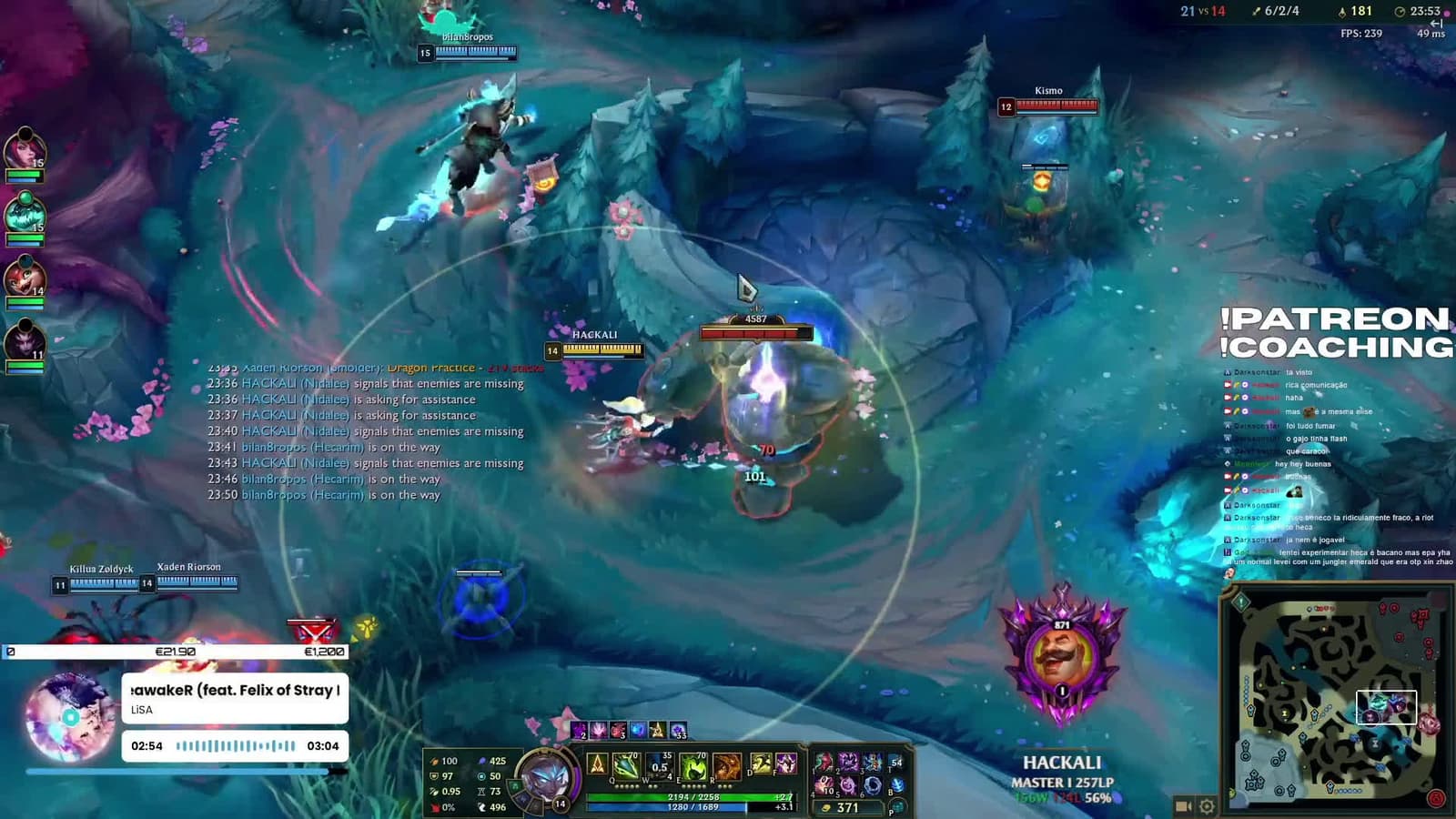 cover for Nidalee spear prediction: can this long-range aim land? 🎯🔥 #Nidalee #LoL #SpearPrediction #AimTraining