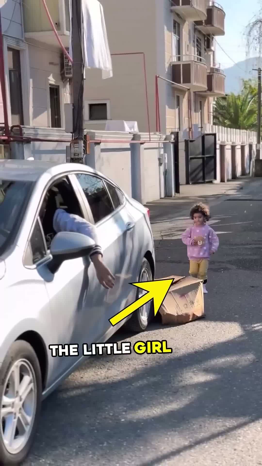 cover for This Little Girl Picked Up Cardboard On The Street And Then 