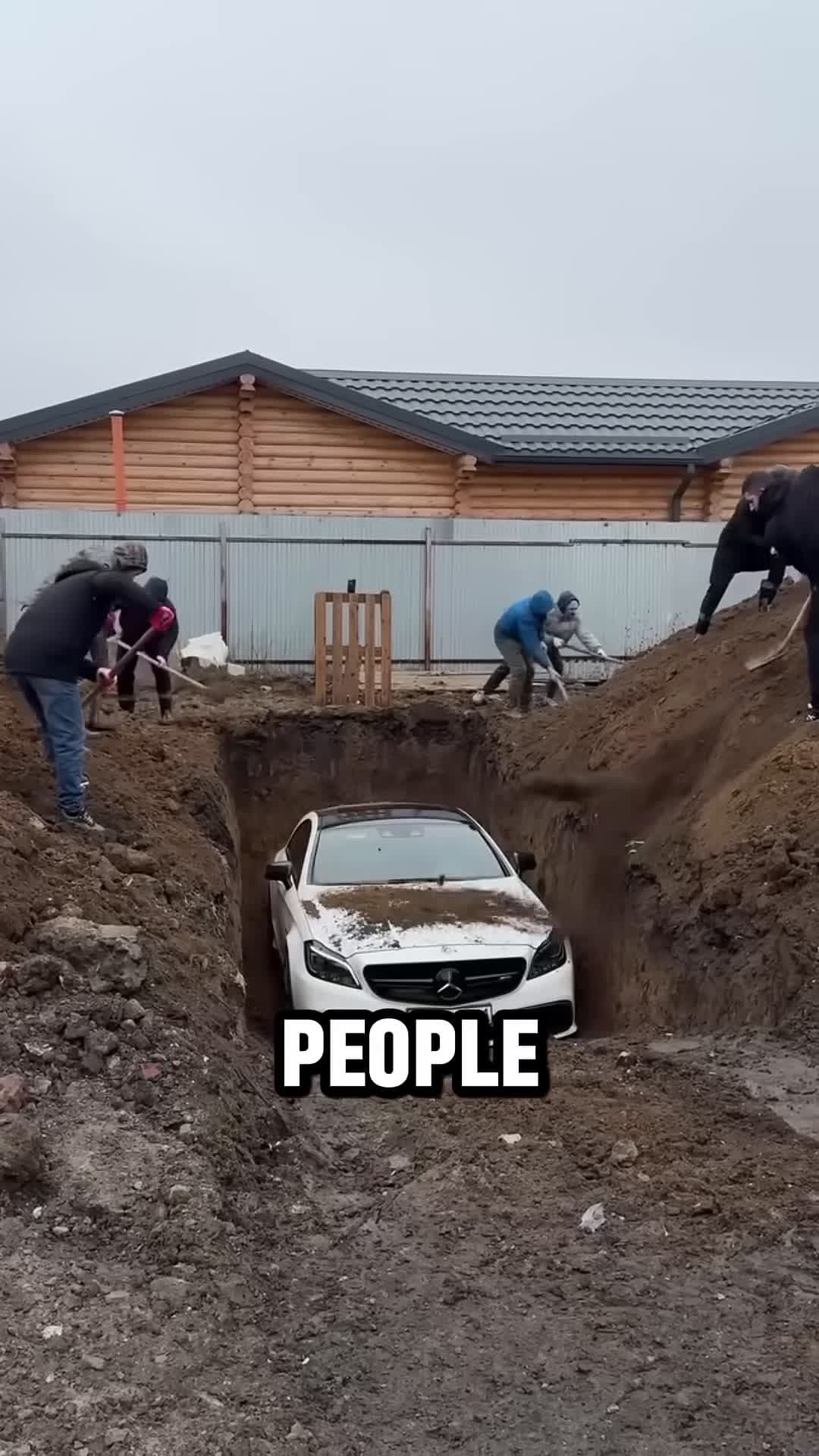 cover for He was in a car under ground
