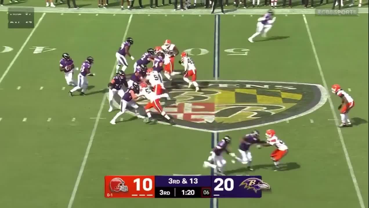 cover for Zay Flowers pulls off a game-changing catch on 3rd and long! 🔥 #NFLHighlights #ZayFlowers #Football #ClutchCatch