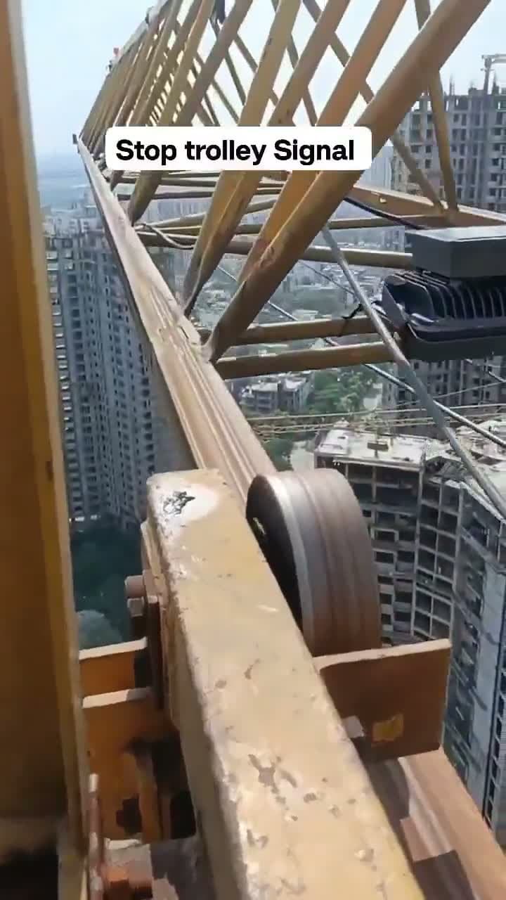 cover for Walking to the very tip of a towering crane! 😱 #ExtremeViews #CraneLife #AdrenalineRush