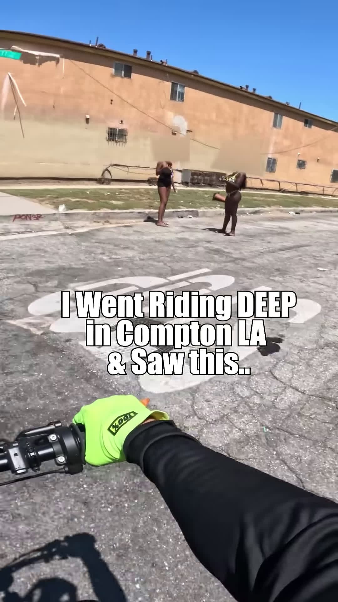 cover for I went riding DEEP in COMPTON and saw this