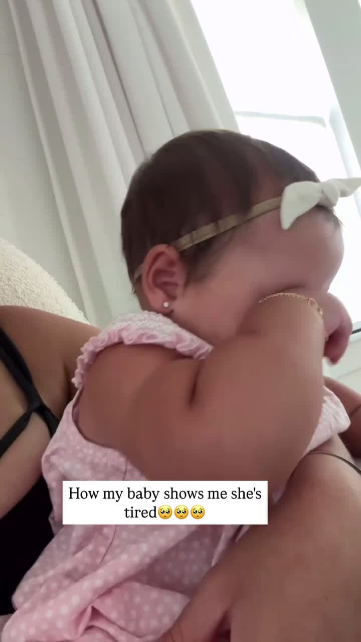 cover for How my baby shows me she's tired#UnpopularOpinion #CaughtOnCamera