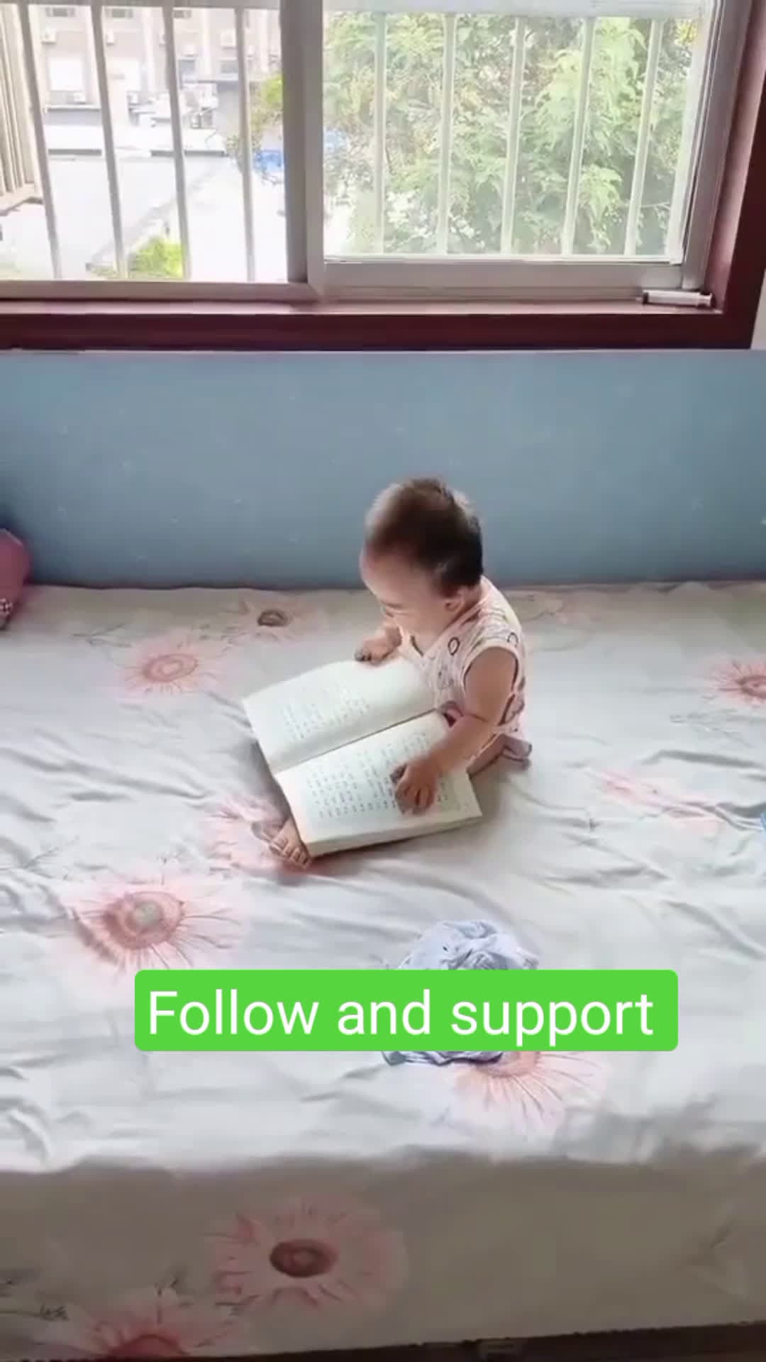cover for Cute baby reading   #UnpopularOpinion #cutebaby  #funnyvideos  #baby  #viral 