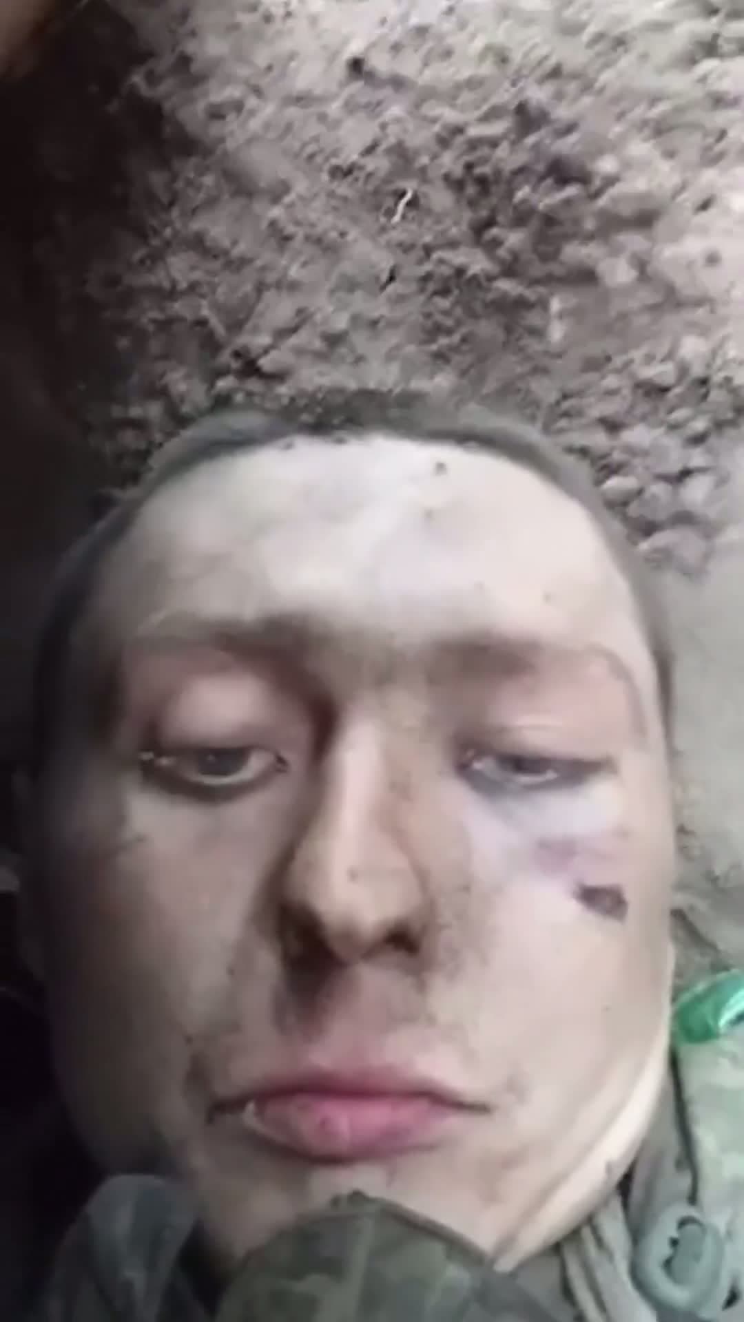 cover for A wounded Russian soldier records his final message before passing away 🇷🇺💔 #WarStories #FinalMessage #RussiaUkraine