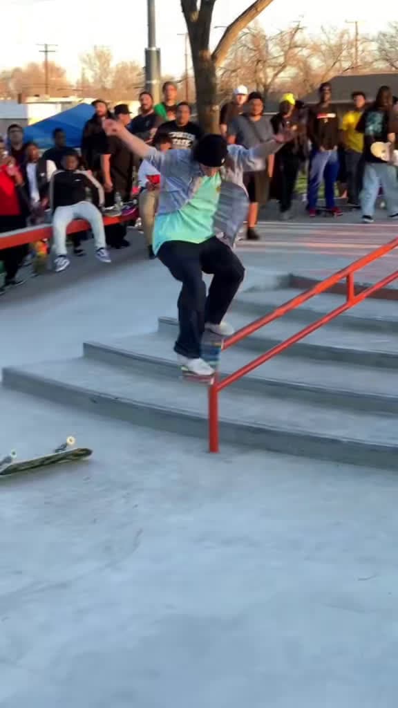 cover for Landed this insane trick on the FIRST try! 💥 #Skateboarding #BestTrick #Balance #FridayVibes