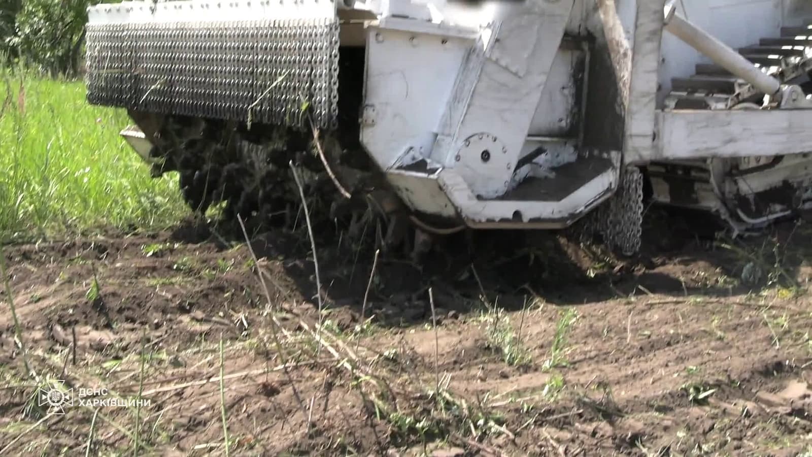 cover for Ukrainian Sappers keep demining farmland in Kharkiv region. Brave crews clearing dangerous fields. 🚜 #Ukraine #Kharkiv #Demining #Sappers #MineClearance