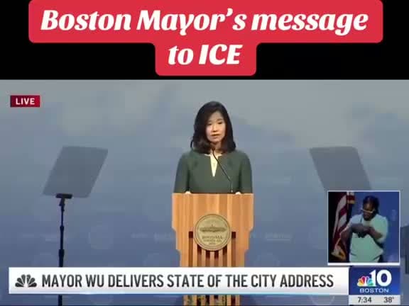cover for Boston Mayor's Message To ICE 