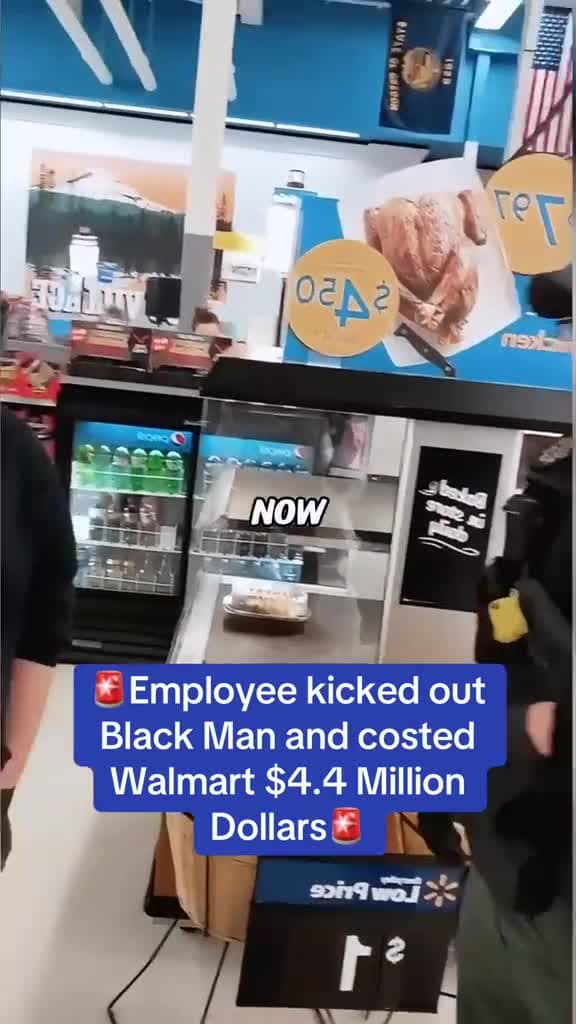 cover for Employee kicked out black man and costed Walmart 4.4 million dollars!