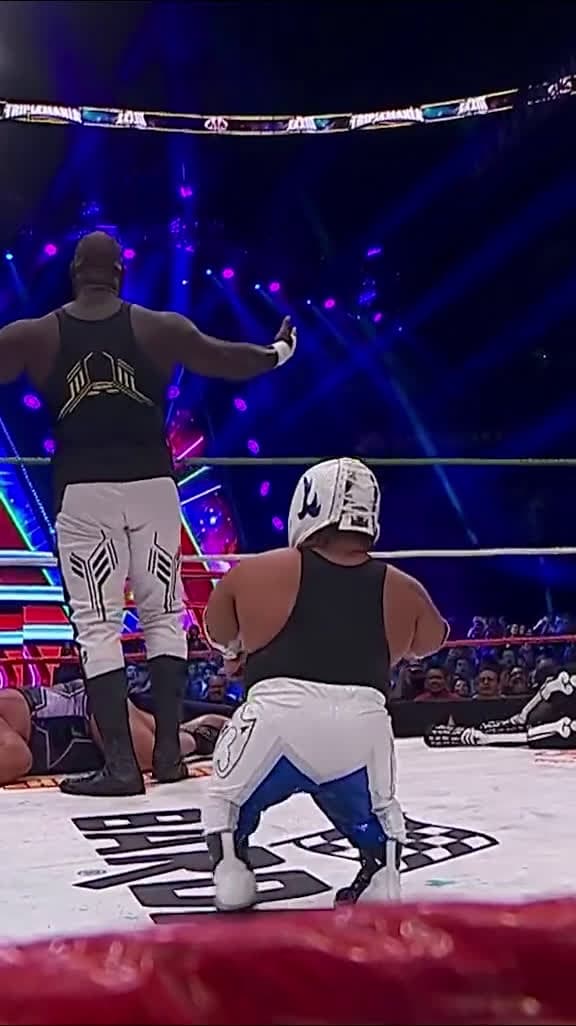 cover for What a showdown at triplemania #FunniestVideoOnMyPhone #CaughtOnCamera
