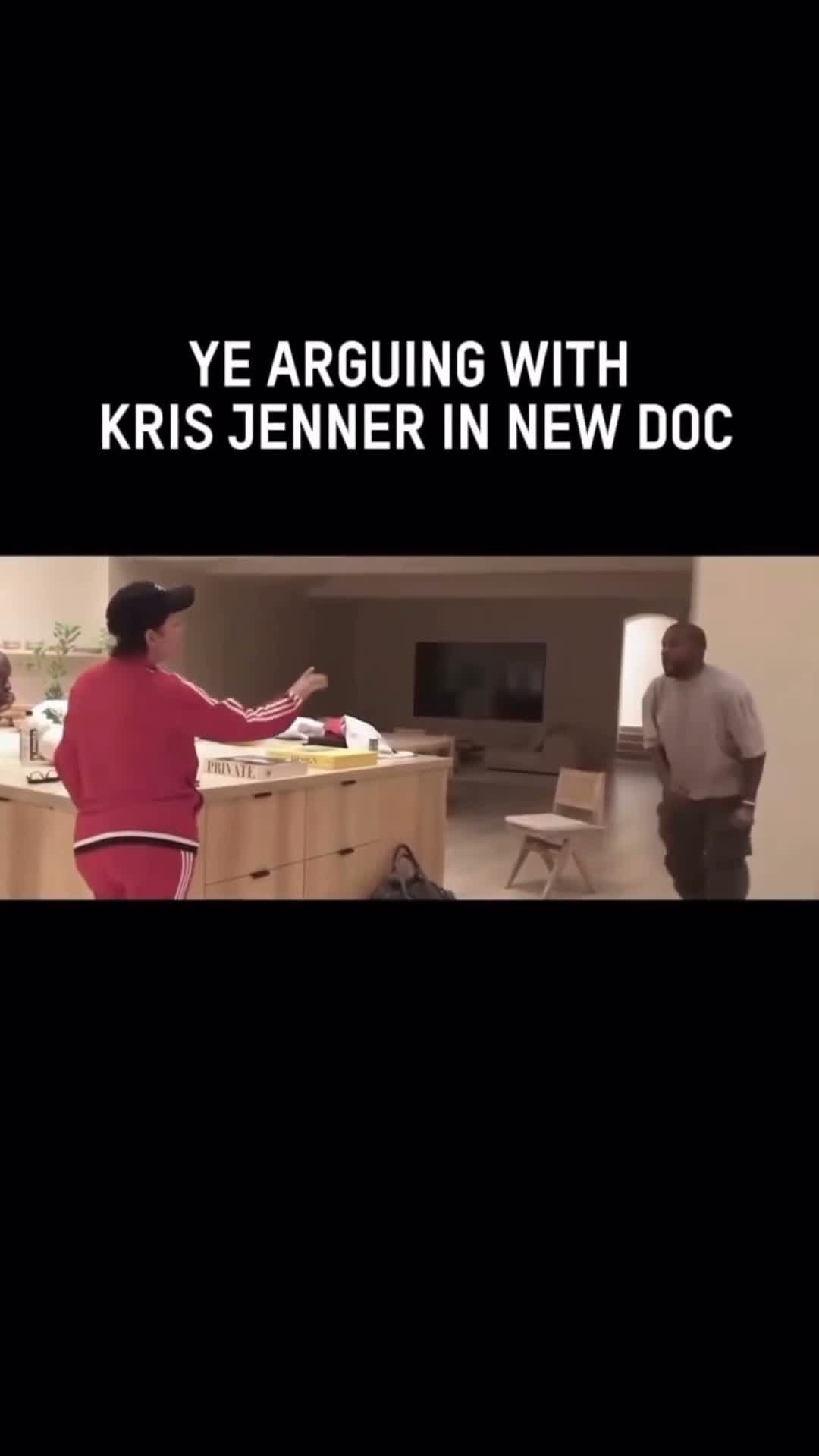 cover for Clip from In Whose Name showing Ye and Kris Jenner arguing over his mental health
