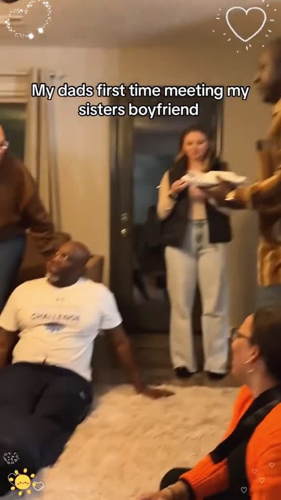 cover for That moment when a dad meets his daughter s boyfriend for the first time. feeling viral em 02015 #trending