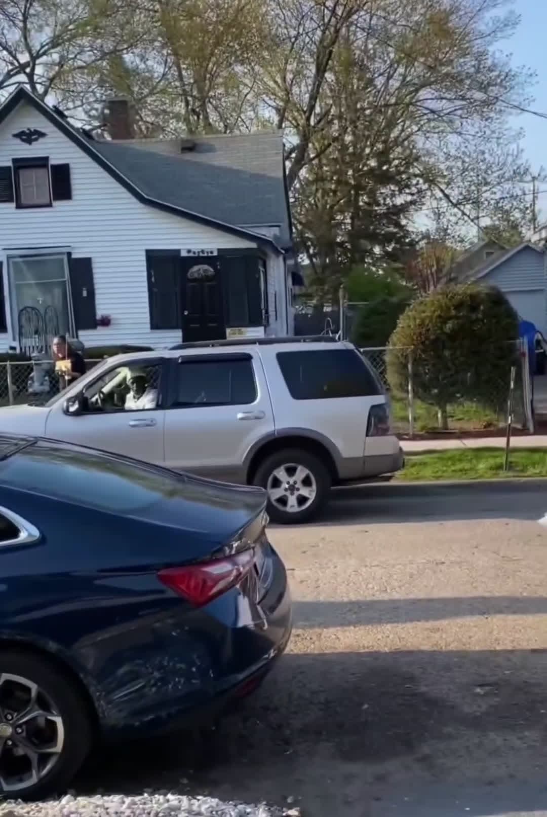 cover for Buddy hit the car like he got shot 😂 #HoodLife