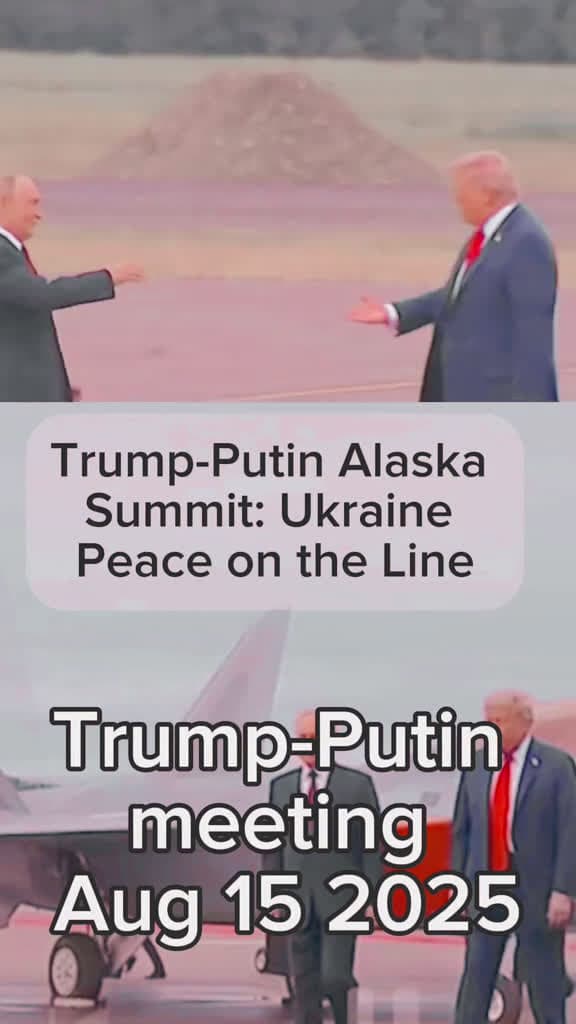 cover for Trump and Putin in Alaska: Ukraine talks continue, no deal yet—both sides express hope for progress 🕊️ #Trump #Putin #Ukraine #Peace #Ceasefire