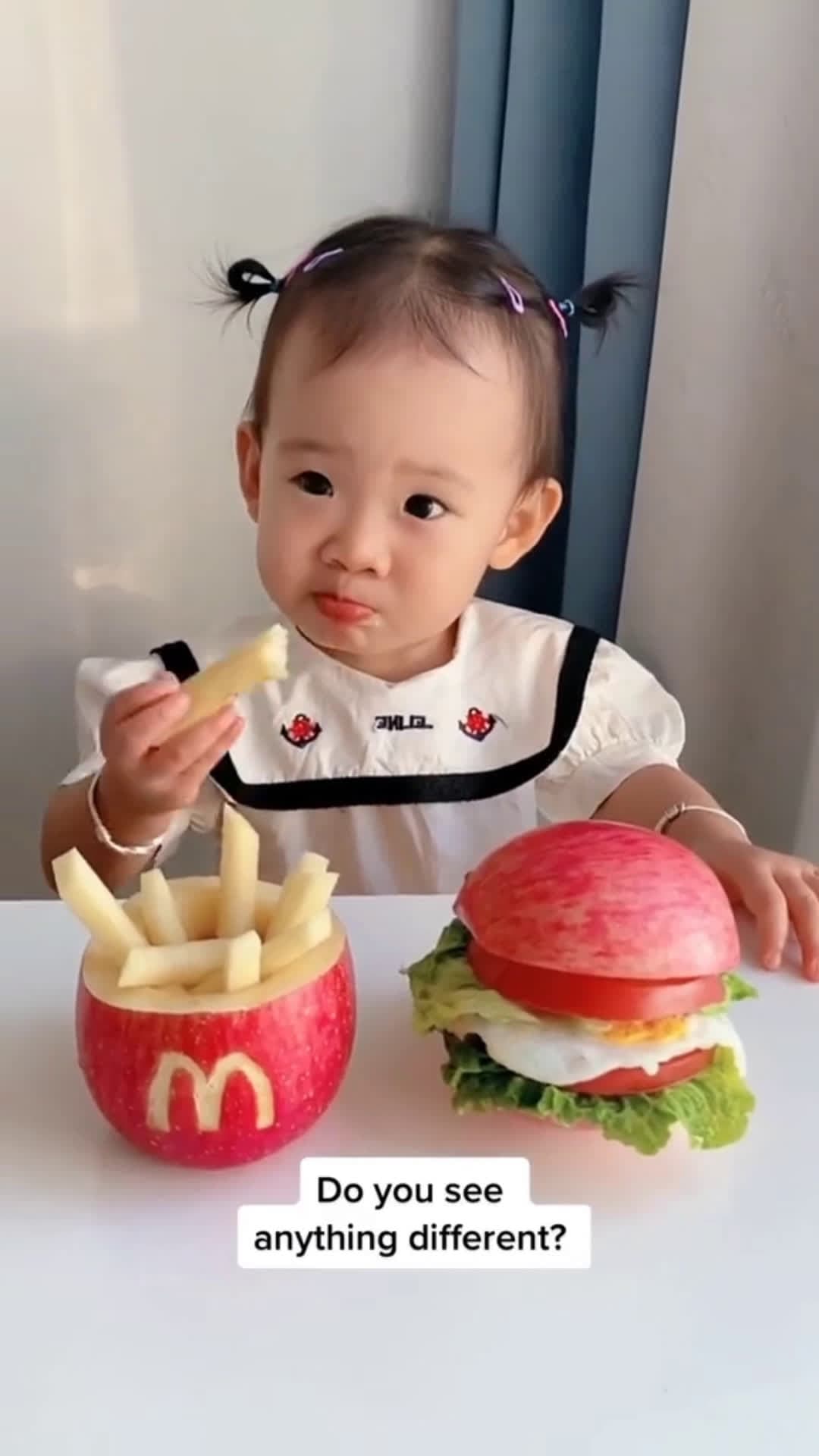 cover for When the baby wants a hamburger and fries. #cutebabys #hamburger #foryou  