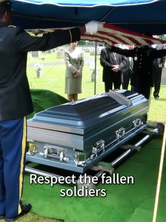 cover for Respect the fallen American soldiers fallensoldier solider soldiercominghome sad funeral a 15886 #shortvideosscoopz