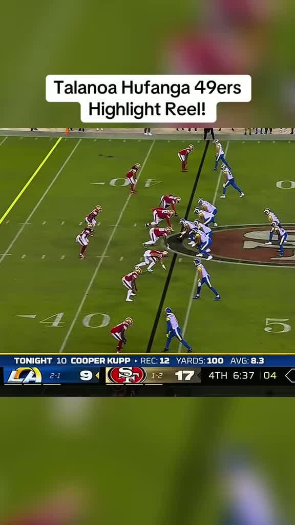 cover for Missing Talanoa Hufanga's game-changing moves! 🏈 #49ers #Football #TalanoaHufanga