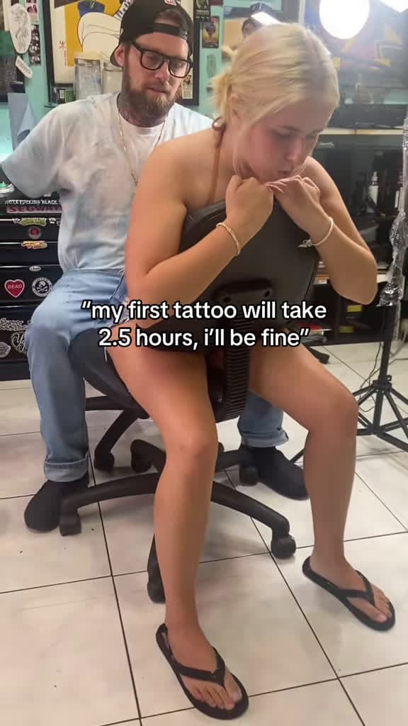 cover for Amazing tattoo in paradise, but guess who ended up sick? 🌴😅 #tattoo #Hawaii #travel #fail