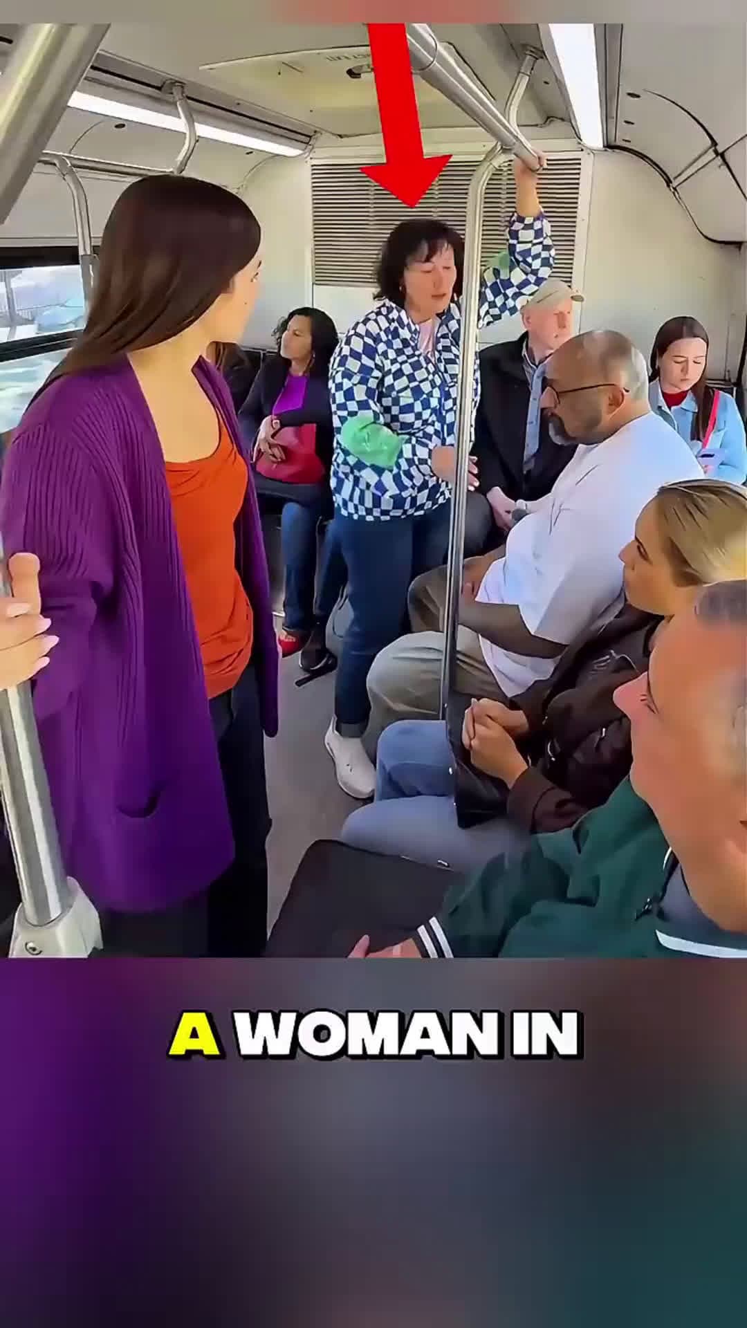 cover for Smart Woman Tricks Man Into Giving Up Seat for Someone in Need#kindness #wholesome