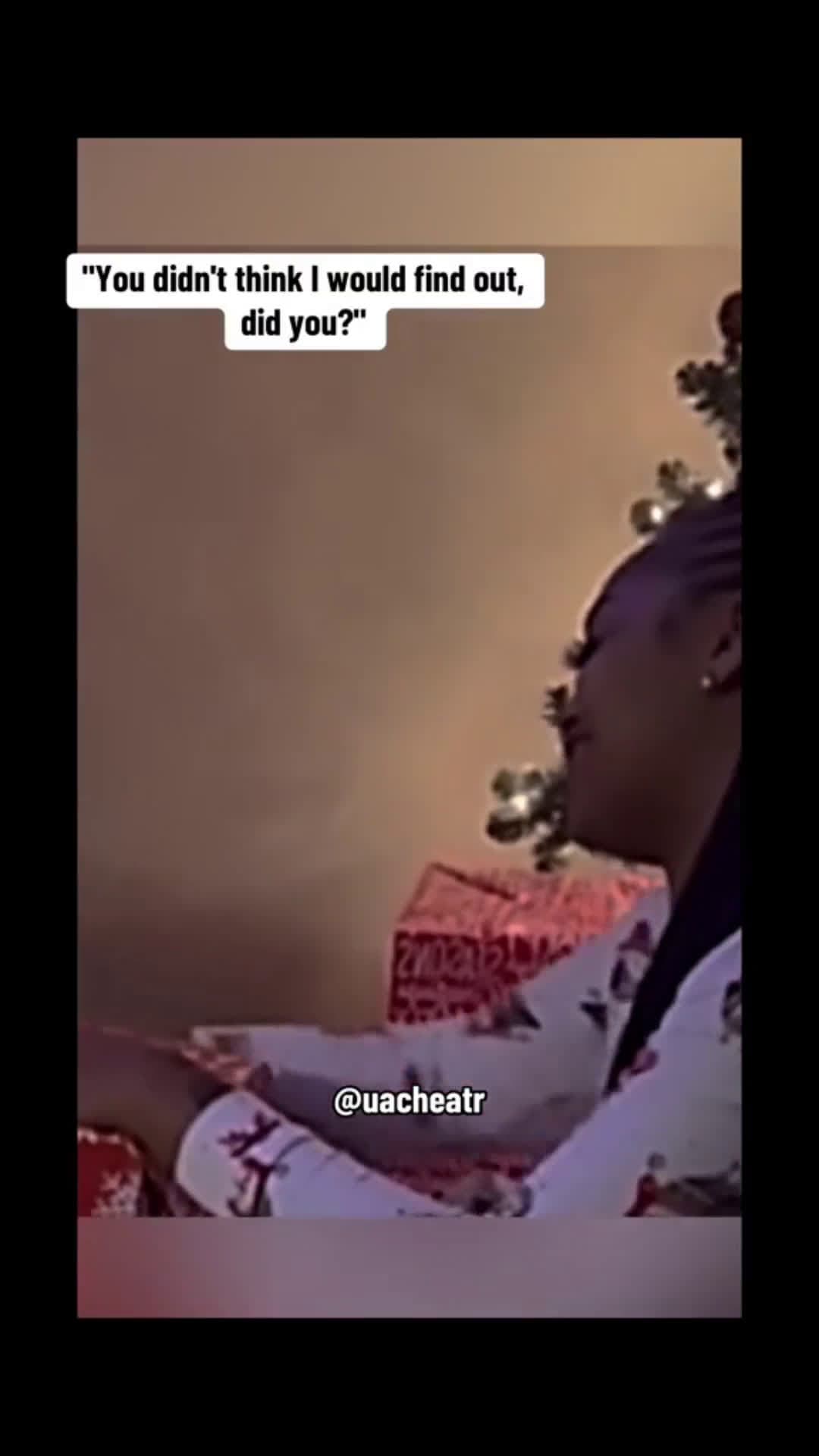 cover for this my favorite video because she really tried to play   #cheatingcaught