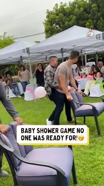 cover for Baby shower game no one was ready for 🤣🤣#fyp#funny#caughtoncamera