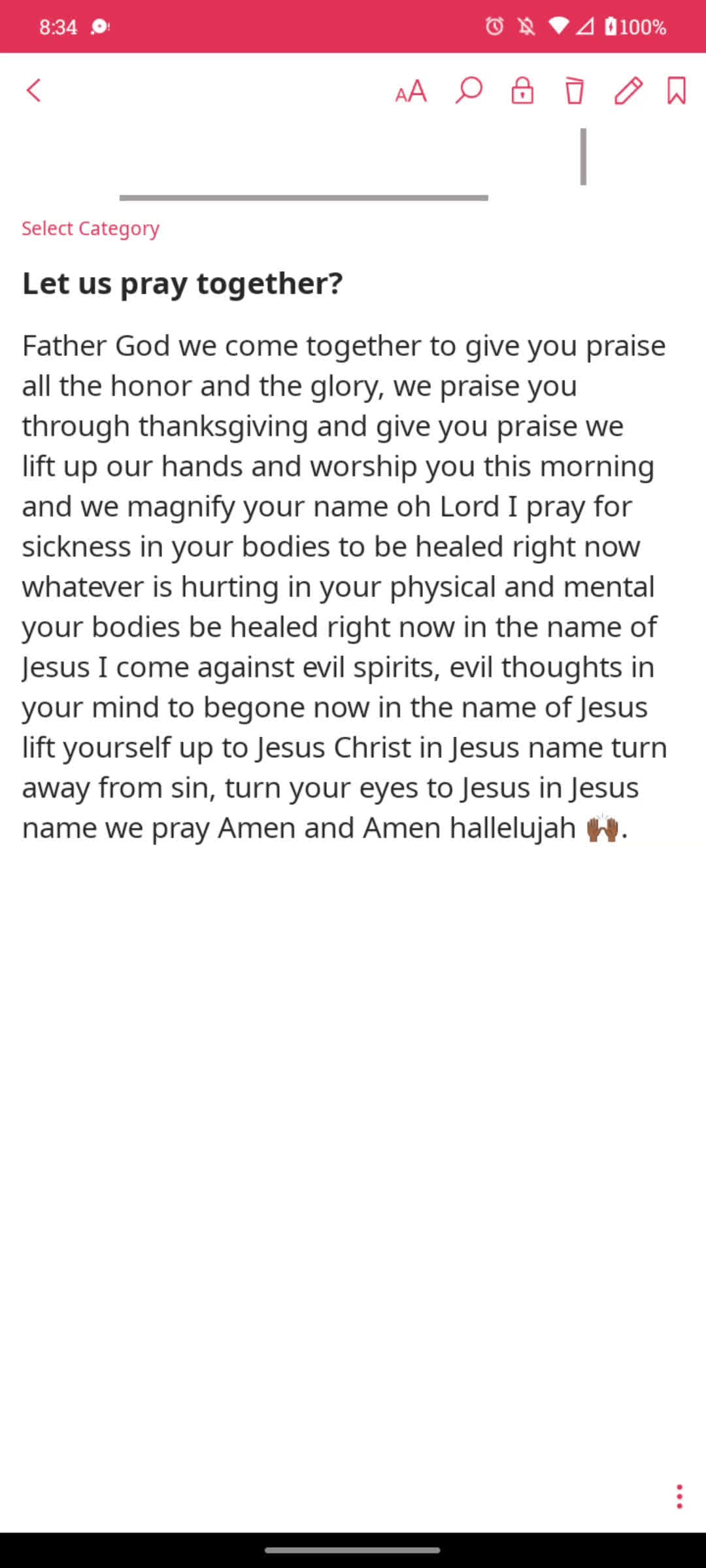cover for this prayer is for someone Receive it now this morning hallelujah 🙌🏾