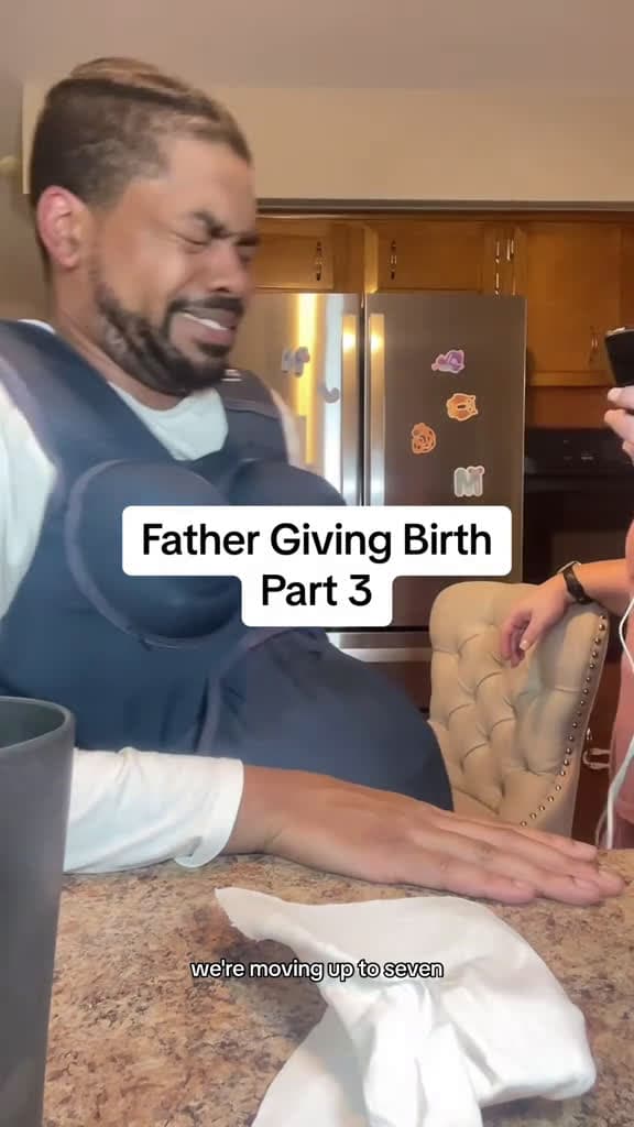 cover for Father in labor laborsimulator pregnancytiktok drmom empathybelly 54539 #ilovescoopz