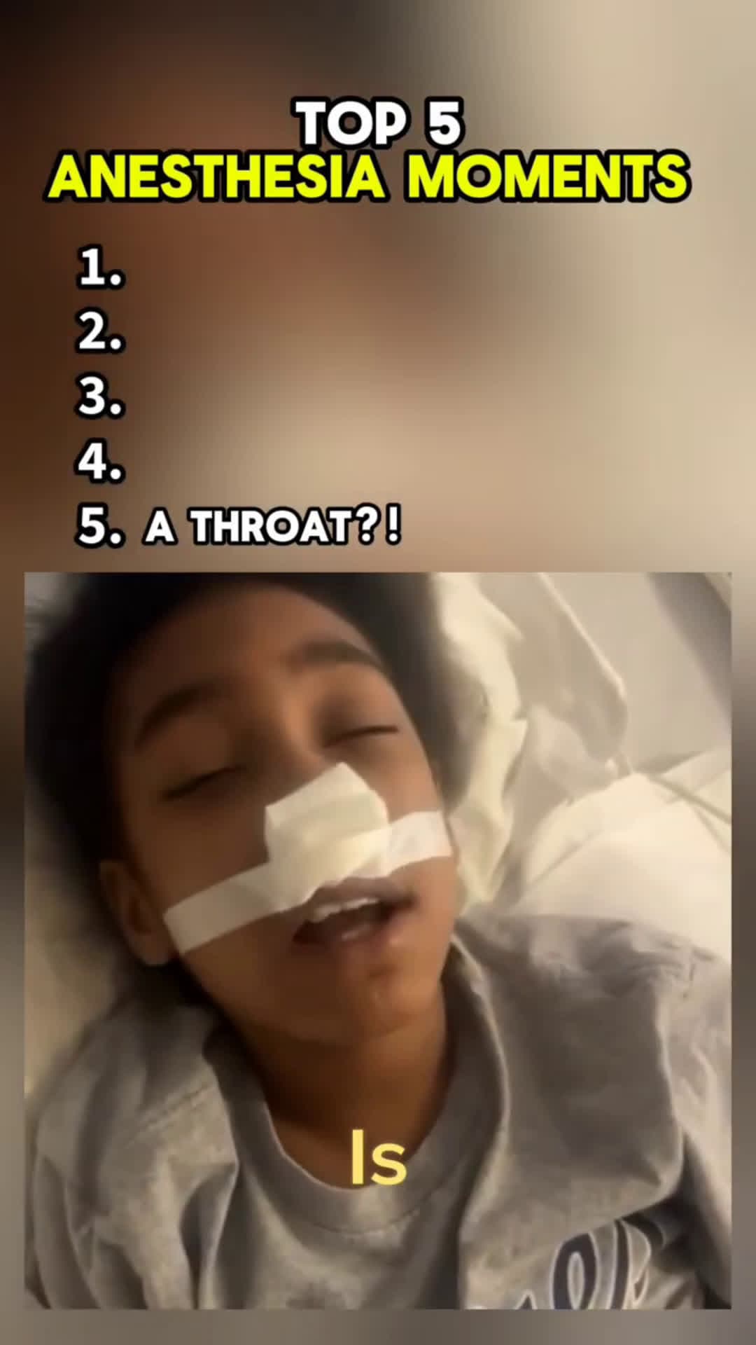 cover for TOP 5 ANESTHESIA MOMENTS #top5 #funny #anesthesia 