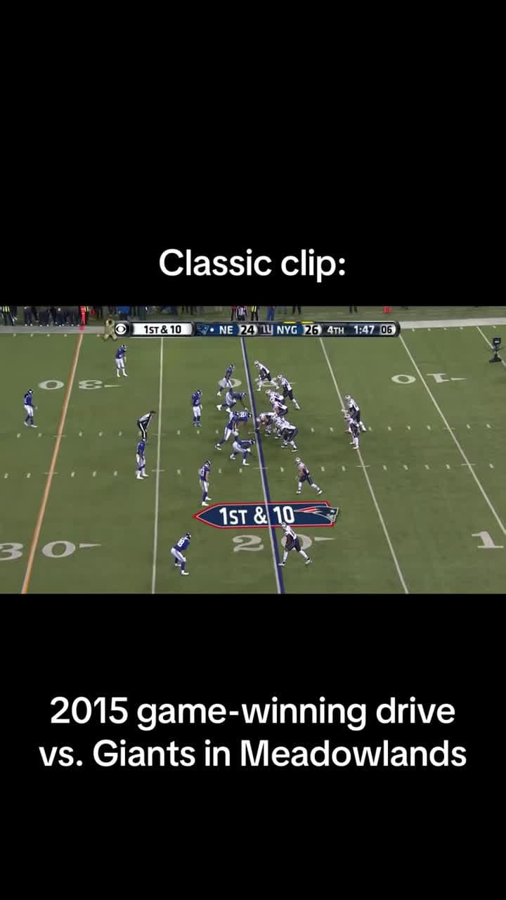 cover for Tom Brady's clutch 54-yard FG keeps Patriots perfect vs Giants in a 2015 classic! 🏈 #Patriots #Giants #NFL #ClutchMoments