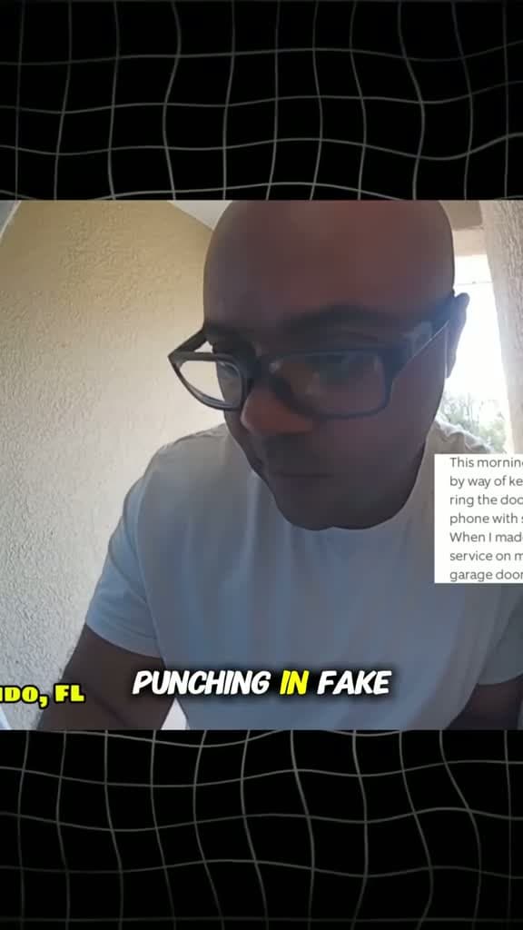 cover for Watch the boldest break-in attempt caught on doorbell camera! 😱 #caughtoncamera #securityfootage #creepyvideos