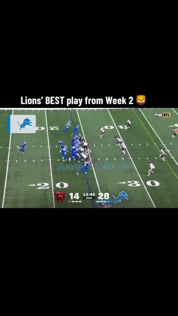 cover for Detroit Lions' BEST play of Week 2! 🔥 Watch Motor City's finest in action. #OnePride #Lions #NFLHighlights