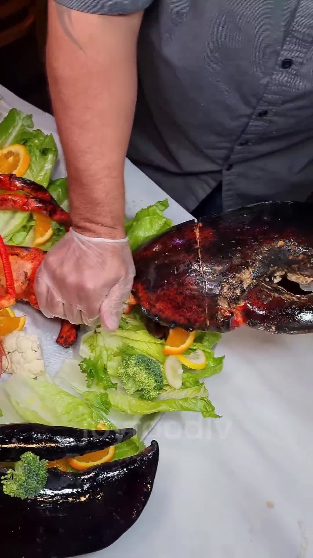 cover for #UnpopularOpinion WORLD’S BIGGEST LOBSTER CLAW You Won’t Believe This Sea Monster! #giantlobster