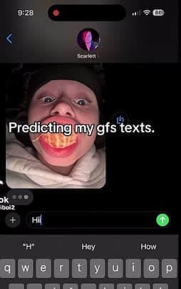 cover for Predicting what my girlfriend‘s gonna say to me next