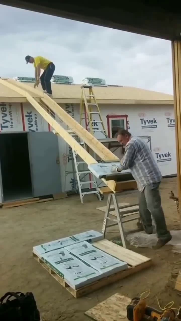 cover for Name a quicker way to get shingles on the roof All rights and credits reserved to the respective owner(s) Rick Pitcher on YouTube #technology #tech #techie #futuretech #techn