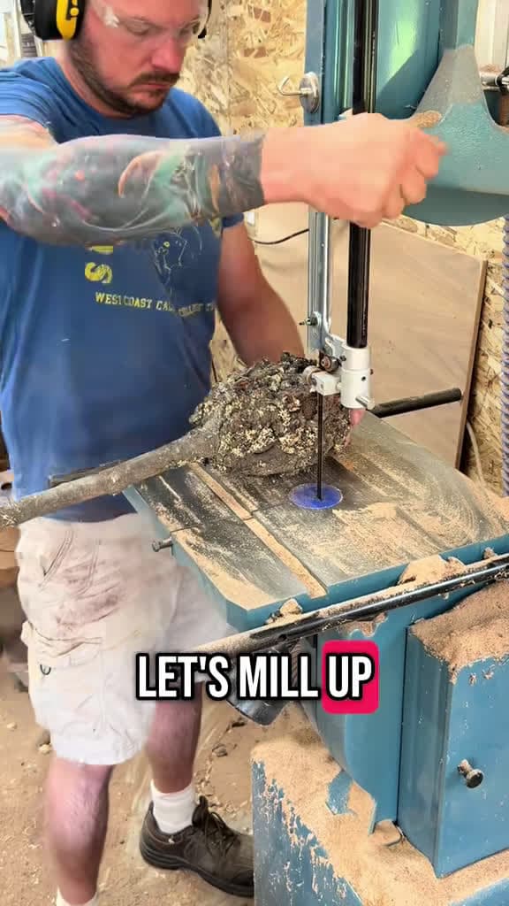 cover for Transforming a tiny cherry burl piece into a stunning turning spindle! 🪵 #woodturning #cherryburl #DIY #woodworking