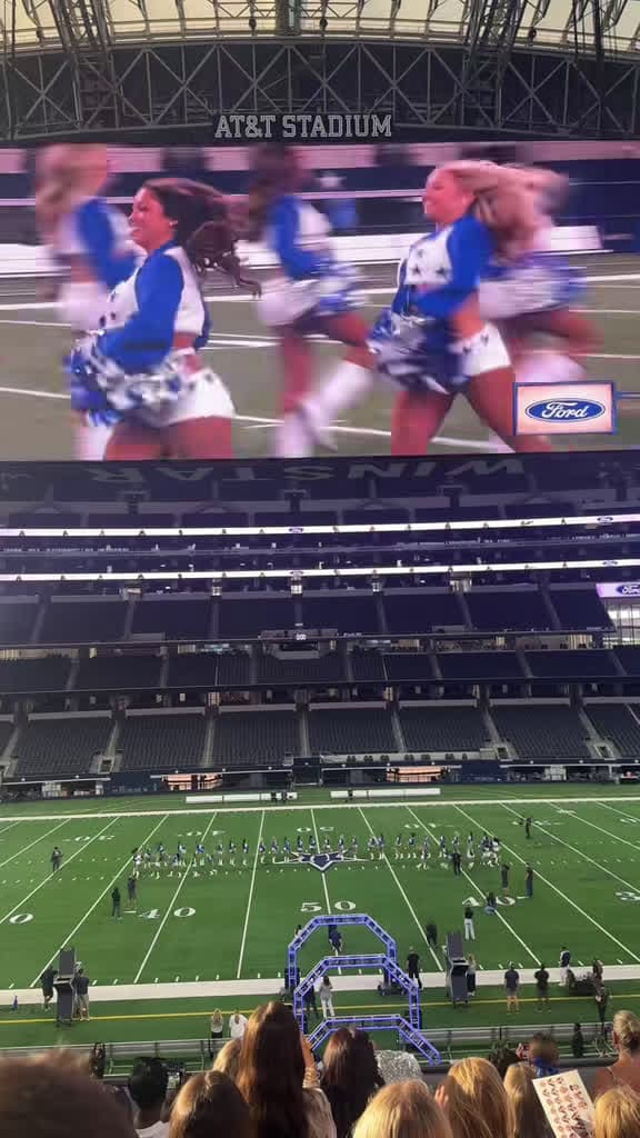 cover for Thunderstorm night as the Dallas Cowboys Cheerleaders unveil their 2025 first look ⚡ #DallasCowboys #DCC #FirstLook #Cheerleaders