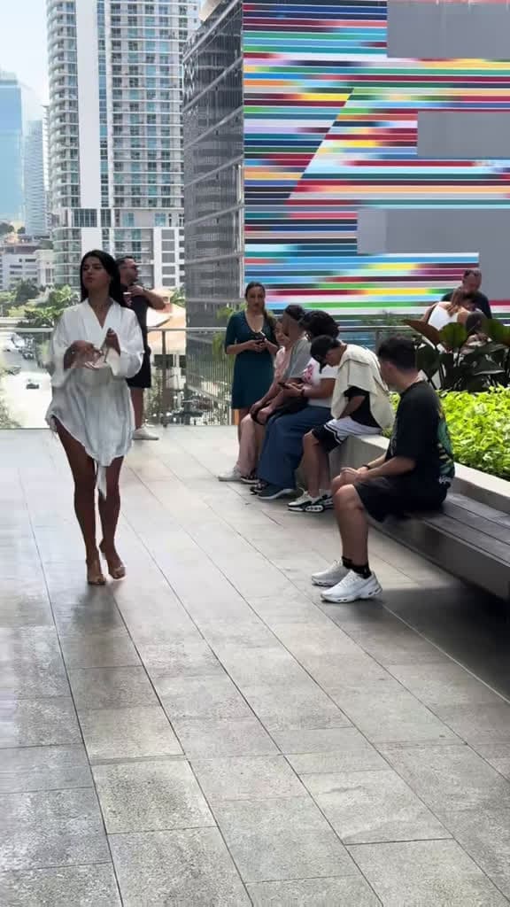 cover for Put my legs on a stranger... and he ‘accidentally’ poured water on me 💦 Fair or too far? #prankwars #awkwardmoments #waterprank