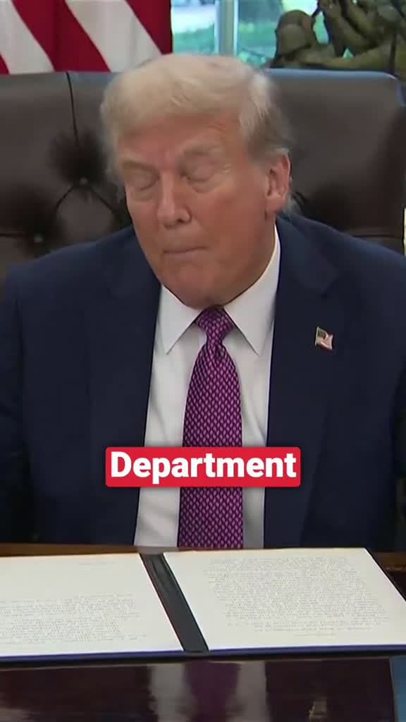 cover for President Donald Trump has signed an executive order officially changing the name of the Department of Defense to the Department of War. Often referred to as the Pentagon after its distinct headquarters in Virginia, the Departm...