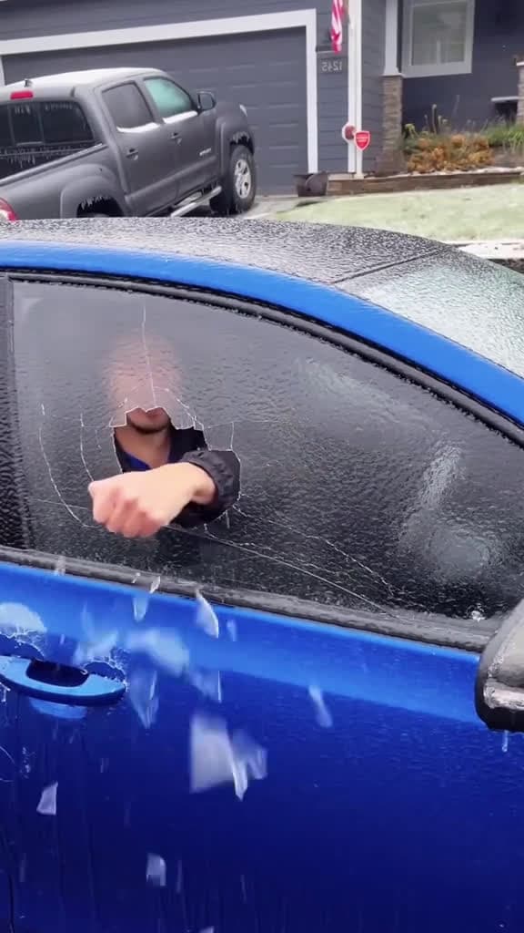 cover for Break the frozen car window ice satisfying fyp oddlysatisfying asmr 30478 #us