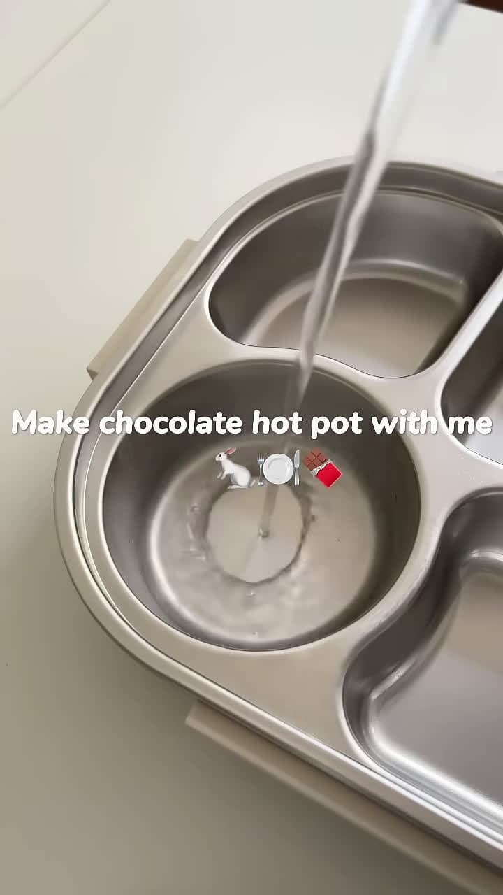 cover for #UnpopularOpinion Make chocolate hot pot with me #asmr #food #chocolate #asmrfood #satisfying