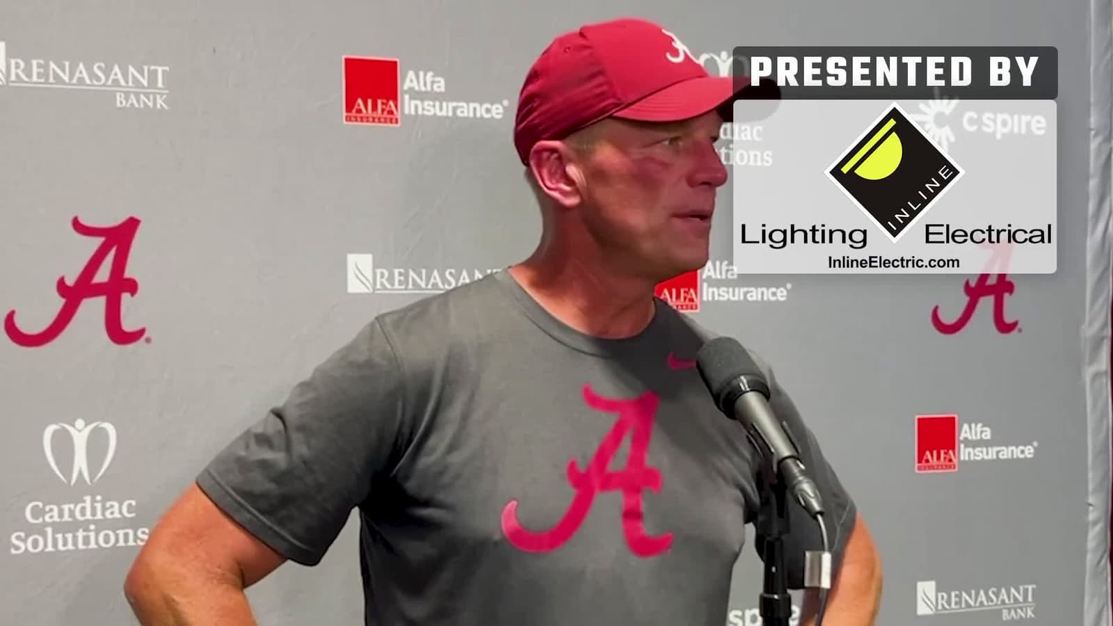 cover for Kalen DeBoer on Alabama's camp progress, Qua Russaw and Lotzeir Brooks injuries