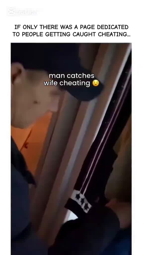 cover for Man Catches Wife Cheating 😳 . Via:@cheaters.caught.cheating/IG . . #caughtcheating #cheater #cheating 