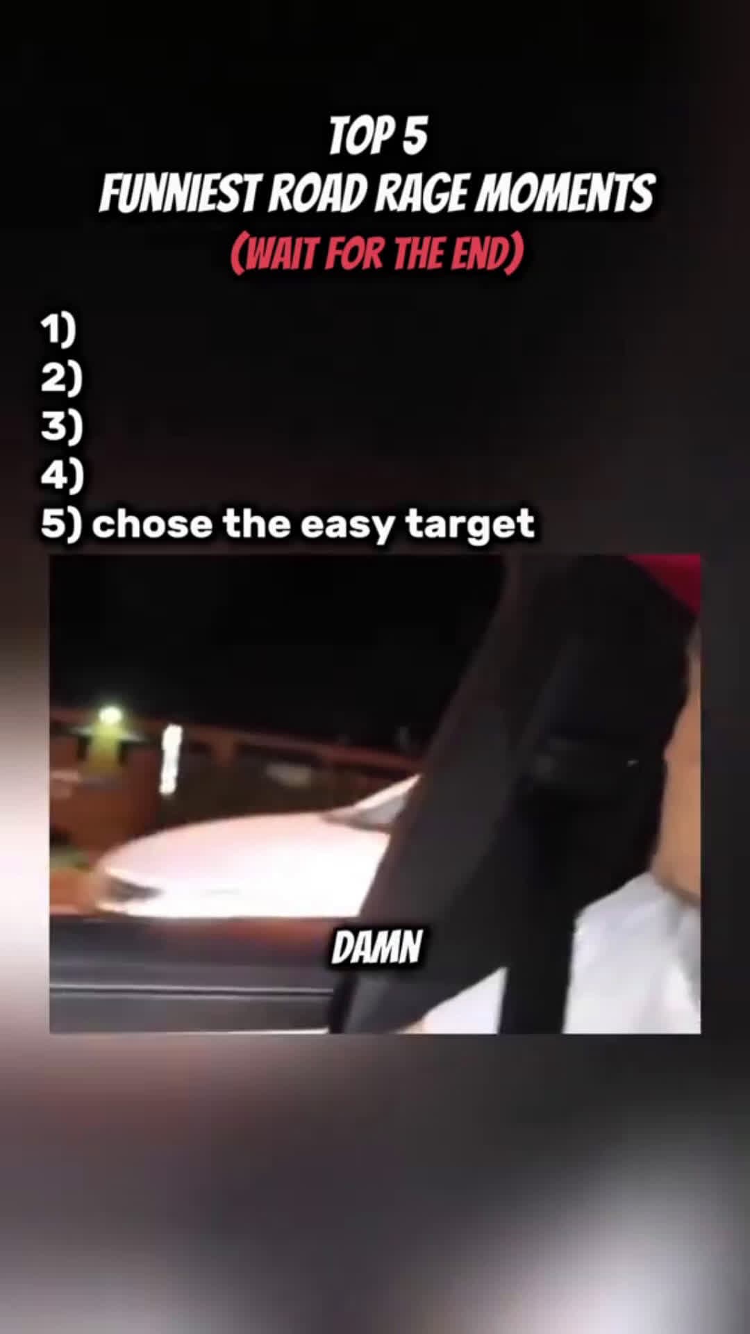 cover for TOP 5 Funniest Road Rage Moments