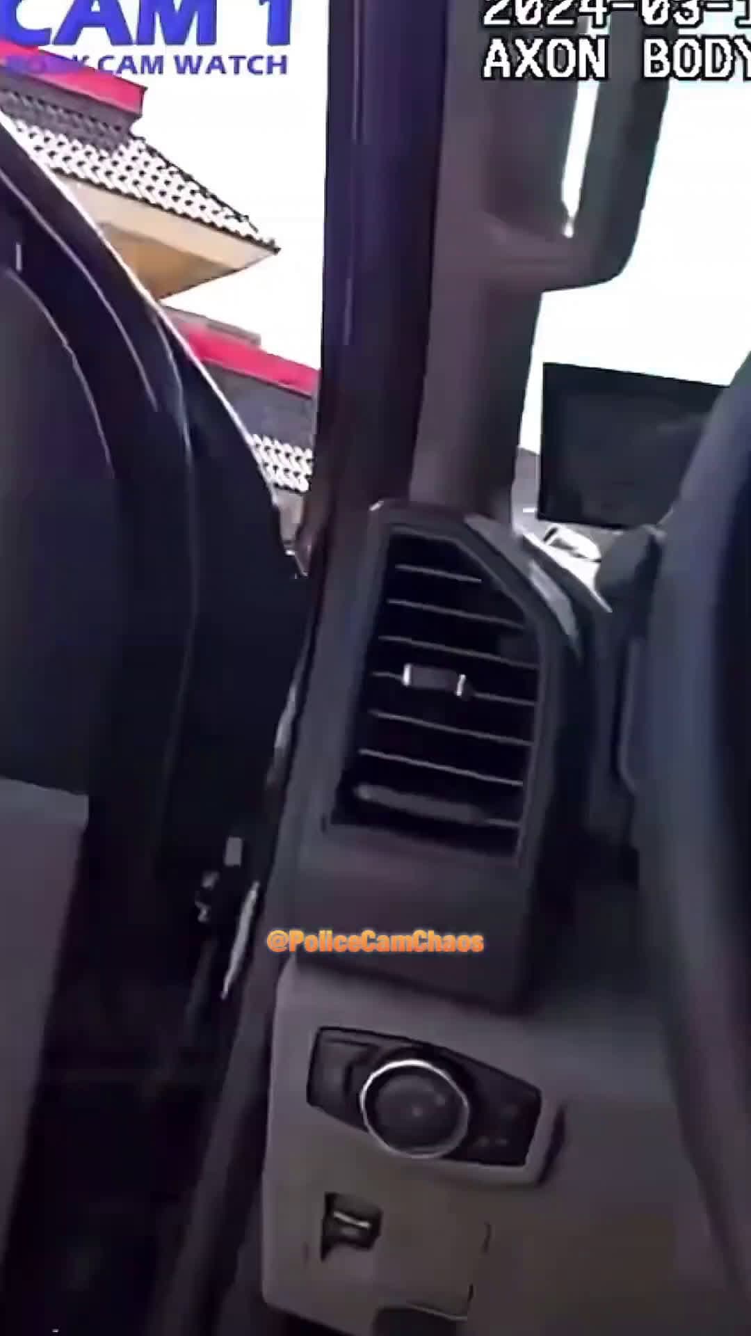 cover for She Ran Into A Burger King…🤣🤣🤣#policechase #lawenforcement #bodycamera #police #cops 