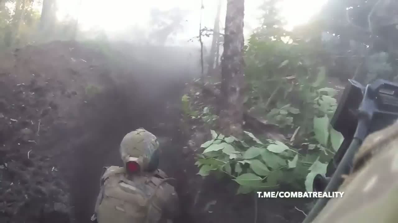 cover for Intense GoPro Combat: Ukrainian Forces in Trench Warfare 🎥💥 #UkraineConflict #Donetsk #CombatFootage