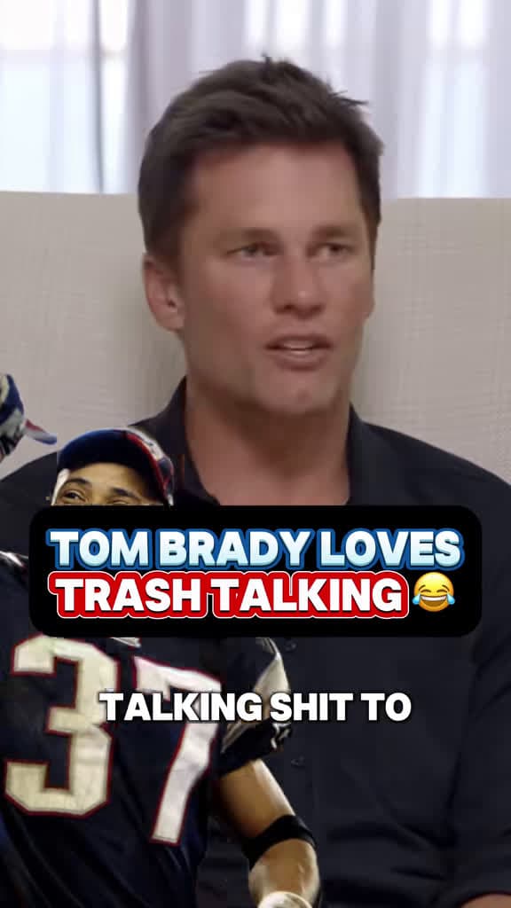 cover for Tom Brady can’t hide it—he misses the trash talk and the game already! 🏈🔥 #NFL #TomBrady #Football