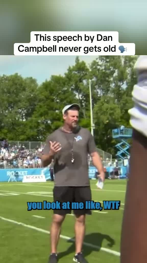cover for From this speech to the NFC Championship in just two seasons 🏈 #NFL #DetroitLions #Football